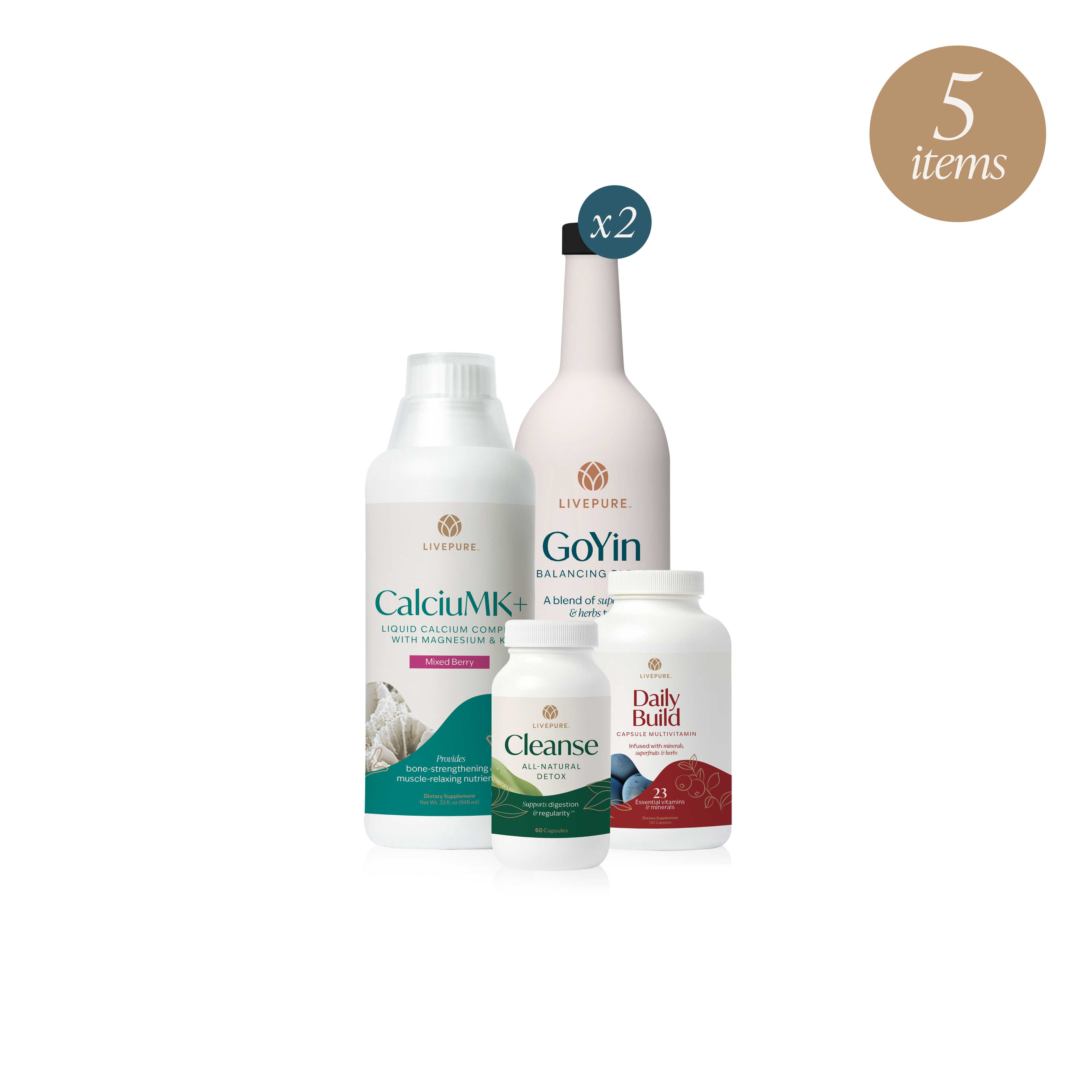 core base capsules pack includes top products to supplement your daily nutritional needs. livepure.com