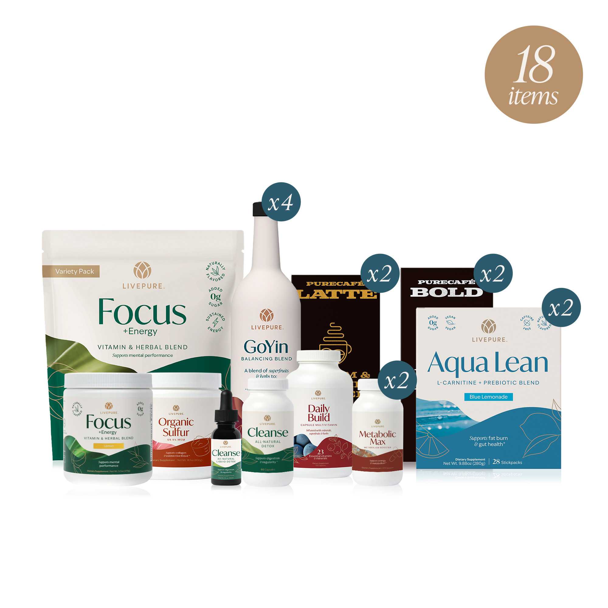 launch 500 pack. livepure.biz